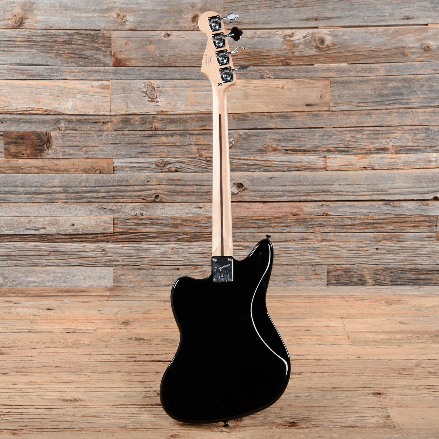 Squier Vintage Modified Jaguar Bass Special SS Black 2015 Bass Guitars / Short Scale