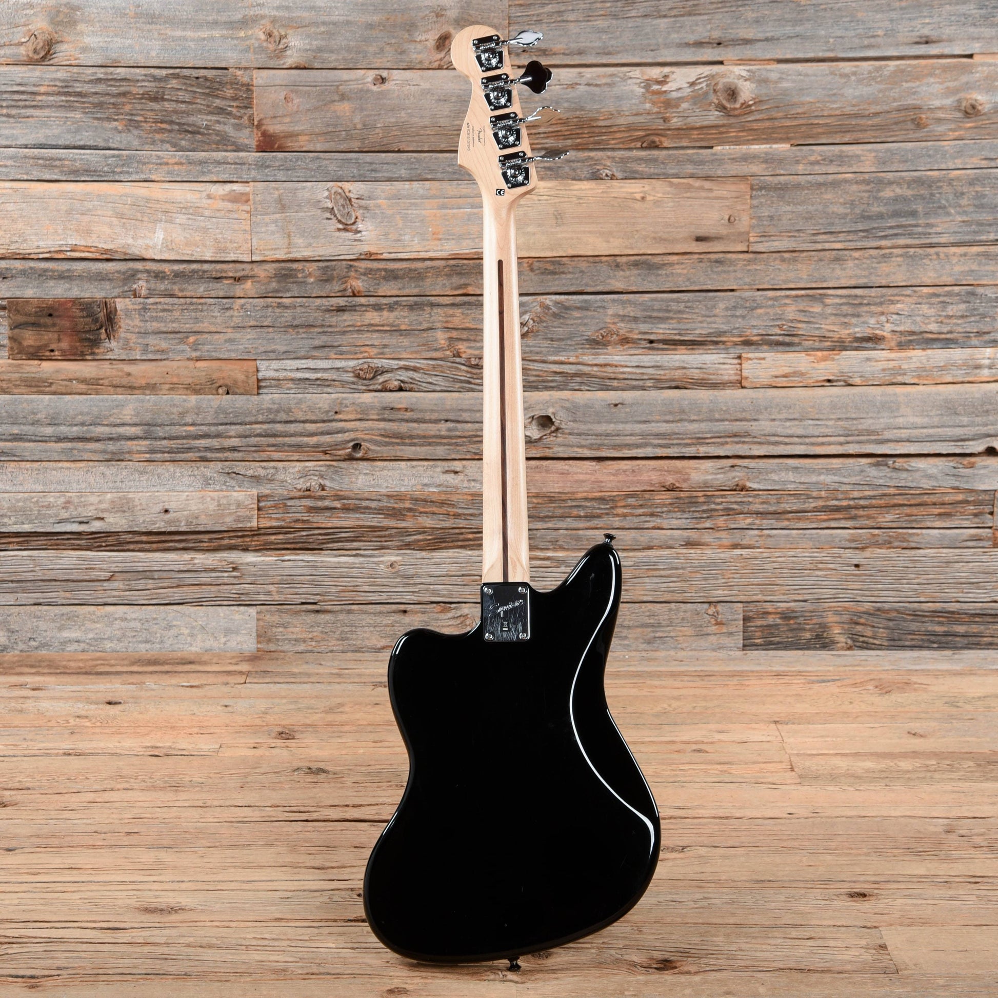 Squier Vintage Modified Jaguar Bass Special SS Black 2015 Bass Guitars / Short Scale