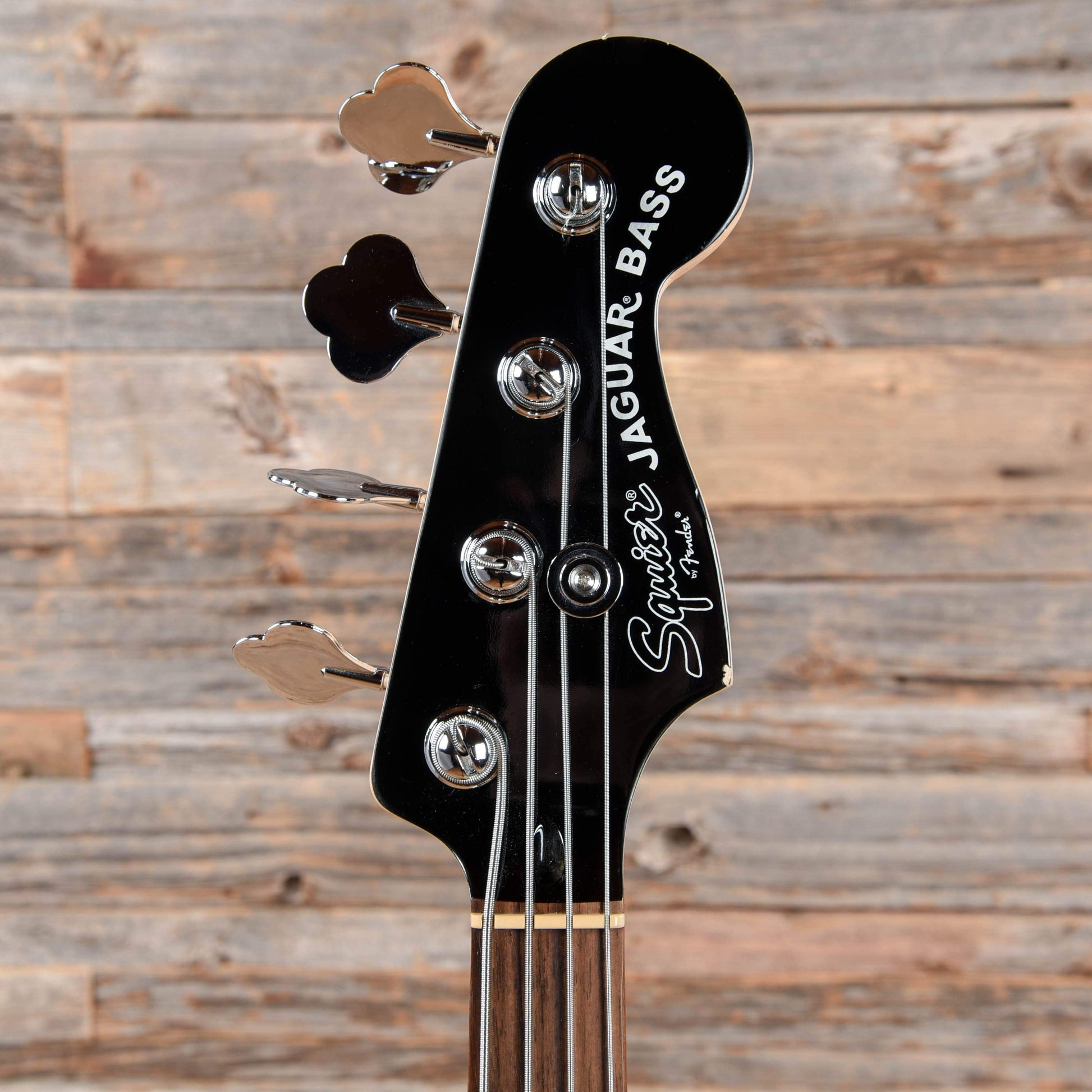 Squier Vintage Modified Jaguar Bass Special SS Black 2015 Bass Guitars / Short Scale