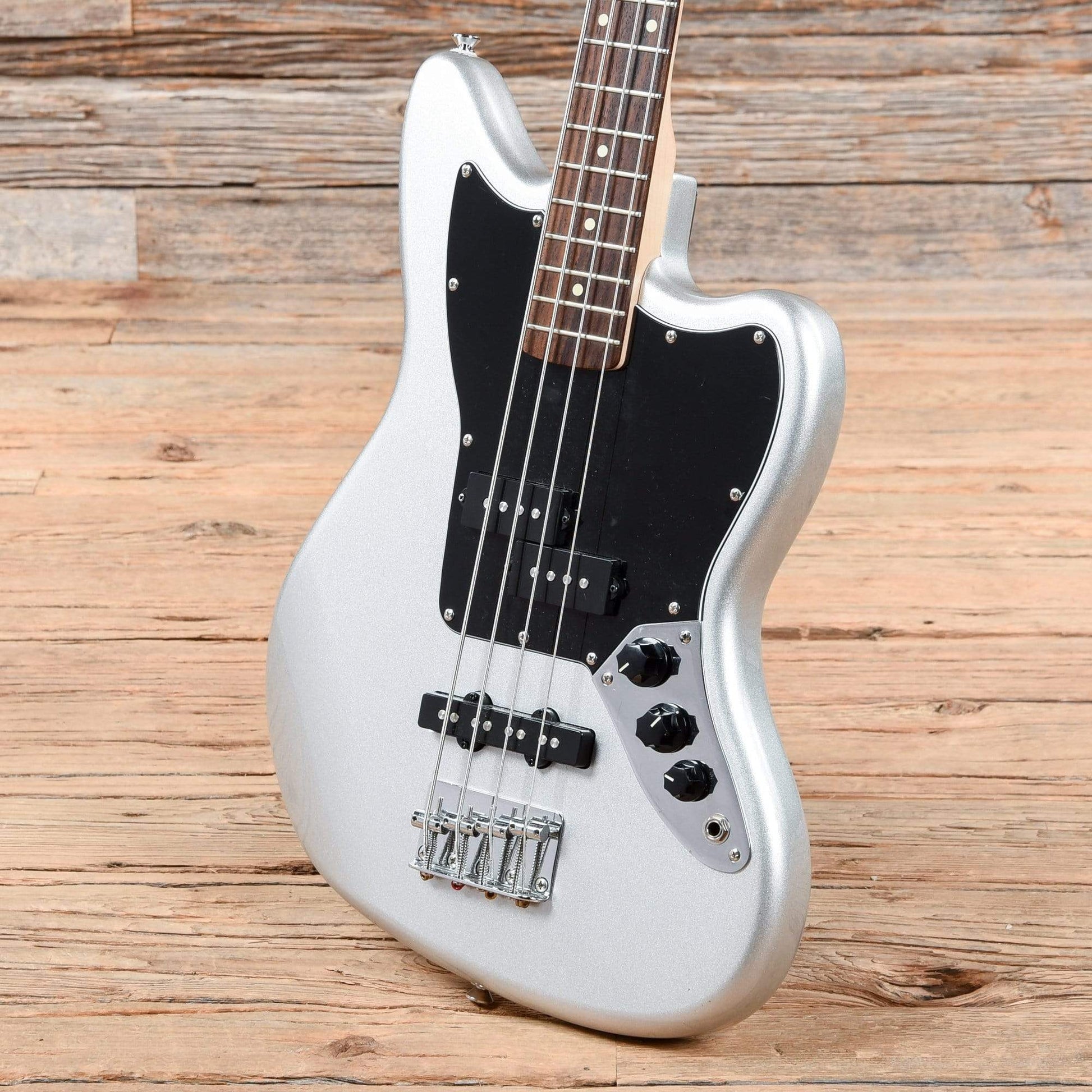 Squier Vintage Modified Jaguar Bass Special SS Silver 2017 Bass Guitars / Short Scale