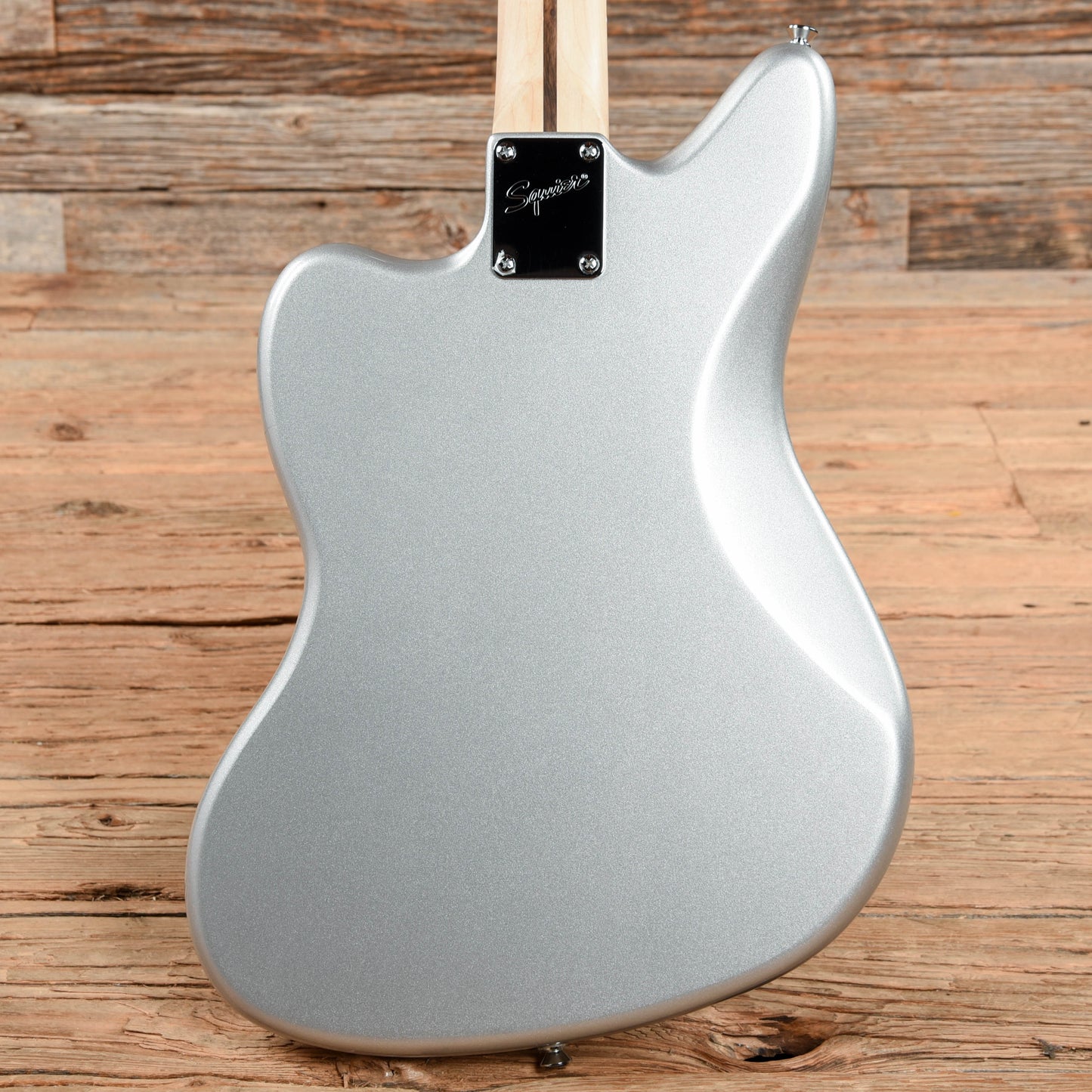 Squier Vintage Modified Jaguar Bass Special SS Silver 2018 Bass Guitars / Short Scale