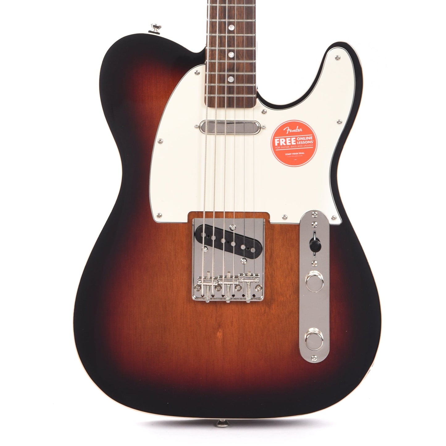 Squier Classic Vibe Baritone Custom Telecaster 3-Tone Sunburst Electric Guitars / Baritone
