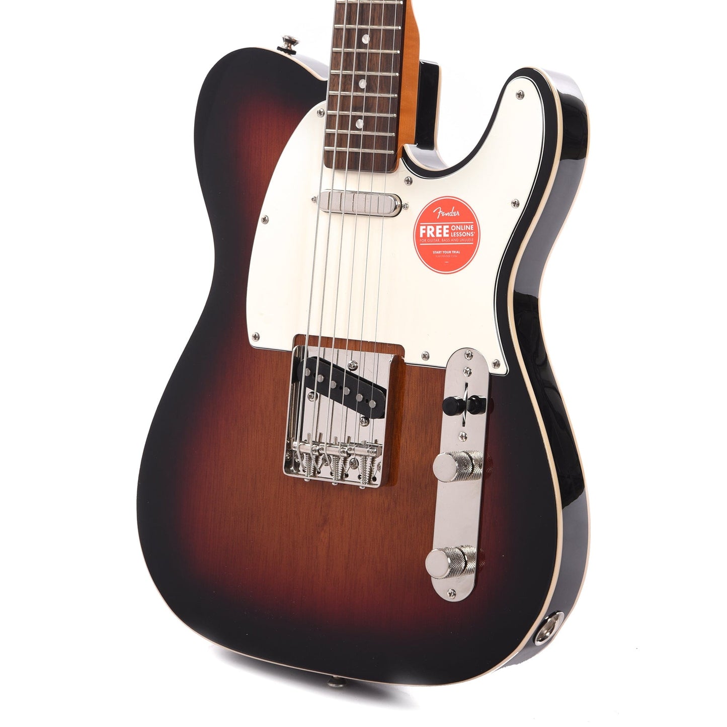Squier Classic Vibe Baritone Custom Telecaster 3-Tone Sunburst Electric Guitars / Baritone