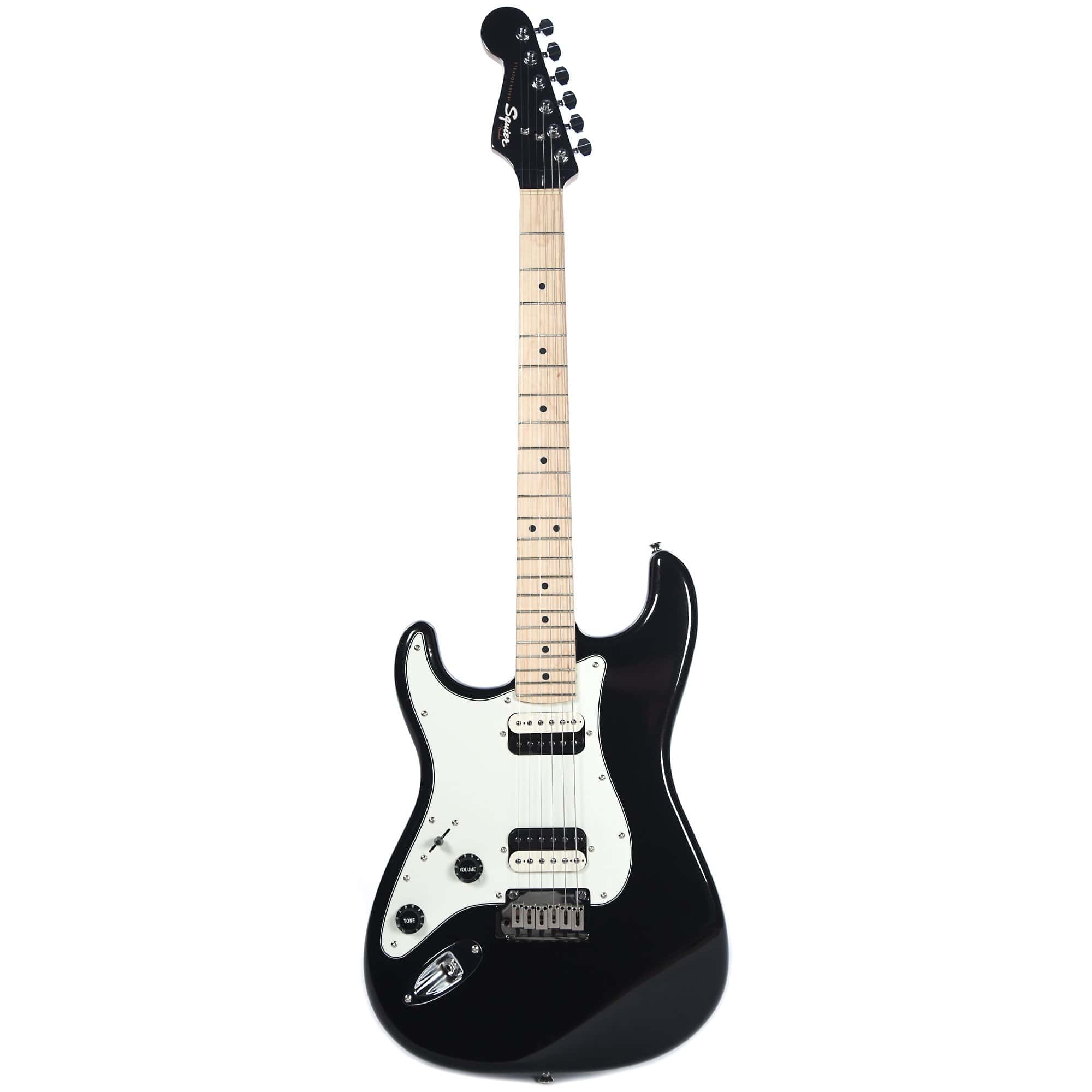 Squier Contemporary Stratocaster HH Black Metallic LEFTY w/Fender Gig Bag, Stand, Cable, Tuner, Picks and Strings Electric Guitars / Left-Handed,Electric Guitars / Solid Body