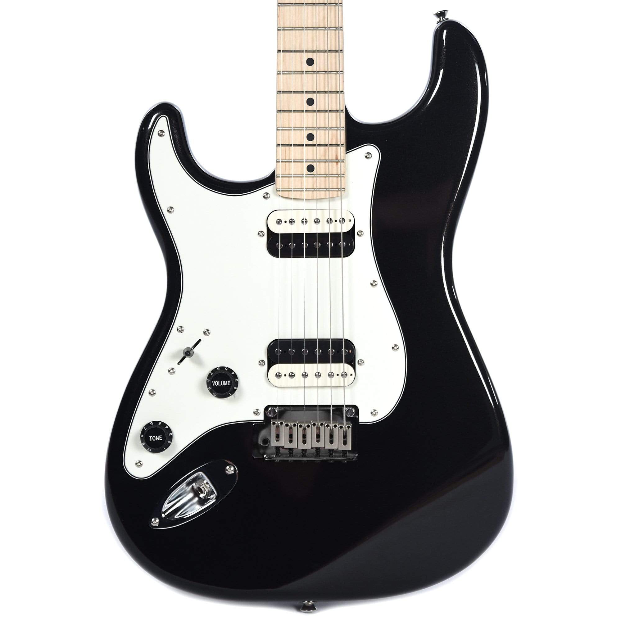 Squier Contemporary Stratocaster HH Black Metallic LEFTY w/Fender Gig Bag, Stand, Cable, Tuner, Picks and Strings Electric Guitars / Left-Handed,Electric Guitars / Solid Body