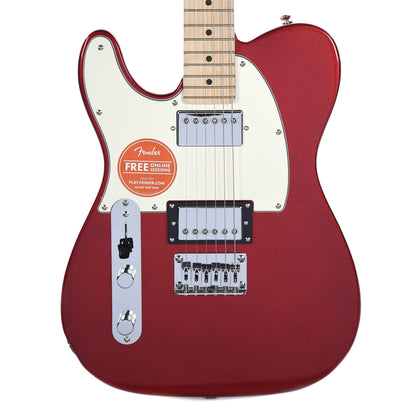 Squier Contemporary Telecaster HH Dark Metallic Red LEFTY w/Fender Gig Bag, Stand, Cable, Tuner, Picks and Strings Electric Guitars / Left-Handed,Electric Guitars / Solid Body