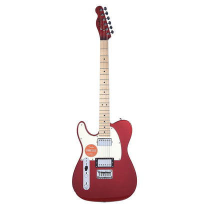 Squier Contemporary Telecaster HH Dark Metallic Red LEFTY w/Fender Gig Bag, Stand, Cable, Tuner, Picks and Strings Electric Guitars / Left-Handed,Electric Guitars / Solid Body