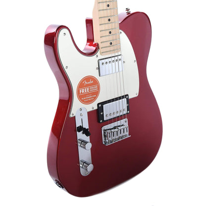 Squier Contemporary Telecaster HH Dark Metallic Red LEFTY w/Fender Gig Bag, Stand, Cable, Tuner, Picks and Strings Electric Guitars / Left-Handed,Electric Guitars / Solid Body