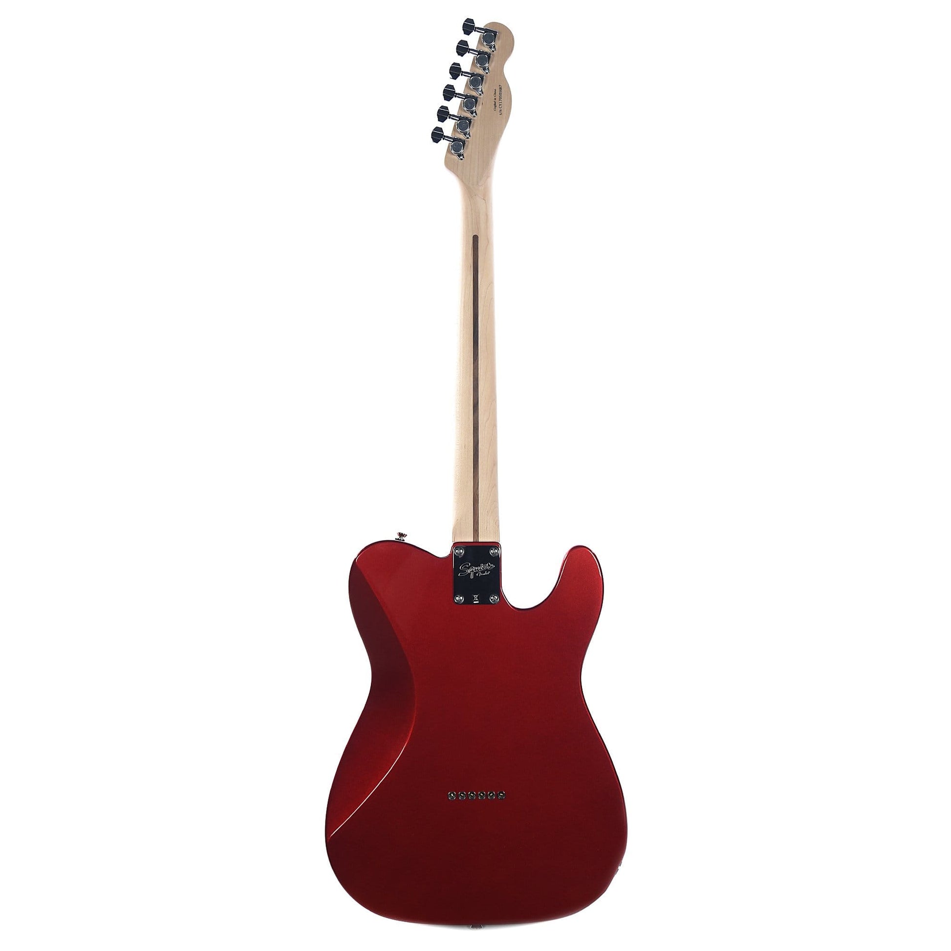 Squier Contemporary Telecaster HH Dark Metallic Red LEFTY w/Fender Gig Bag, Stand, Cable, Tuner, Picks and Strings Electric Guitars / Left-Handed,Electric Guitars / Solid Body