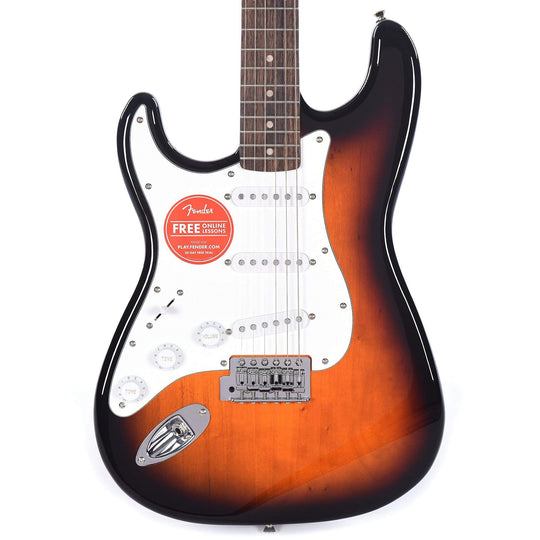 Squier Affinity Stratocaster Brown Sunburst Lefty Electric Guitars / Left-Handed