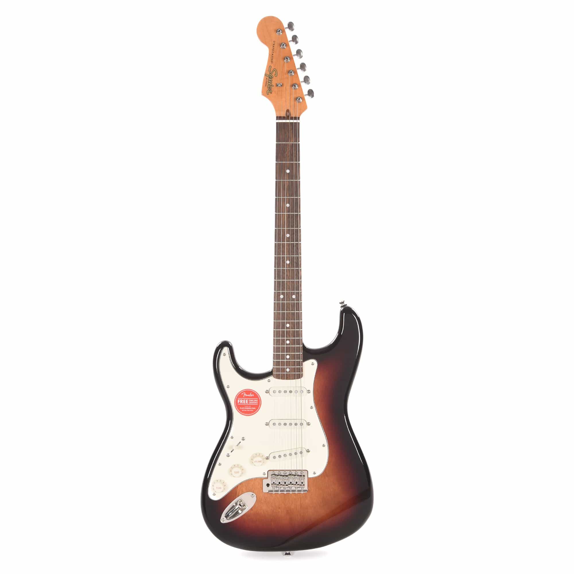 Squier Classic Vibe '60s Stratocaster 3-Tone Sunburst LEFTY Electric Guitars / Left-Handed