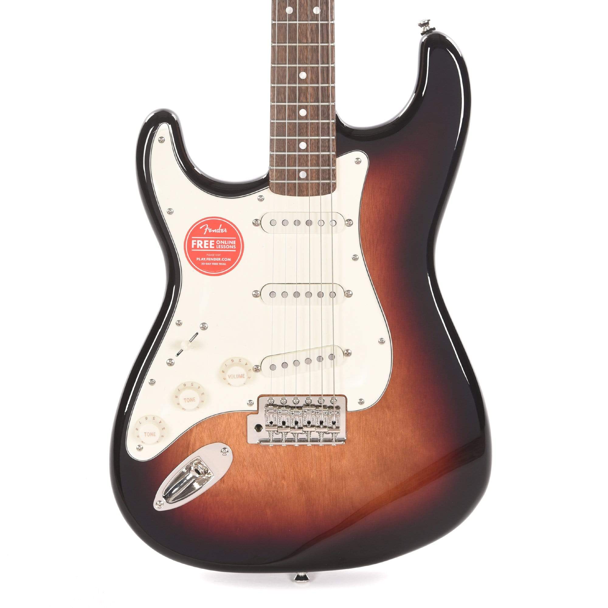 Squier Classic Vibe '60s Stratocaster 3-Tone Sunburst LEFTY Electric Guitars / Left-Handed