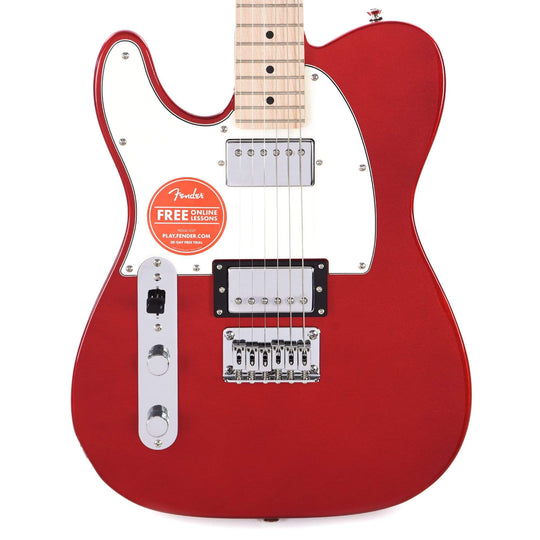 Squier Contemporary Telecaster HH Dark Metallic Red LEFTY Electric Guitars / Left-Handed