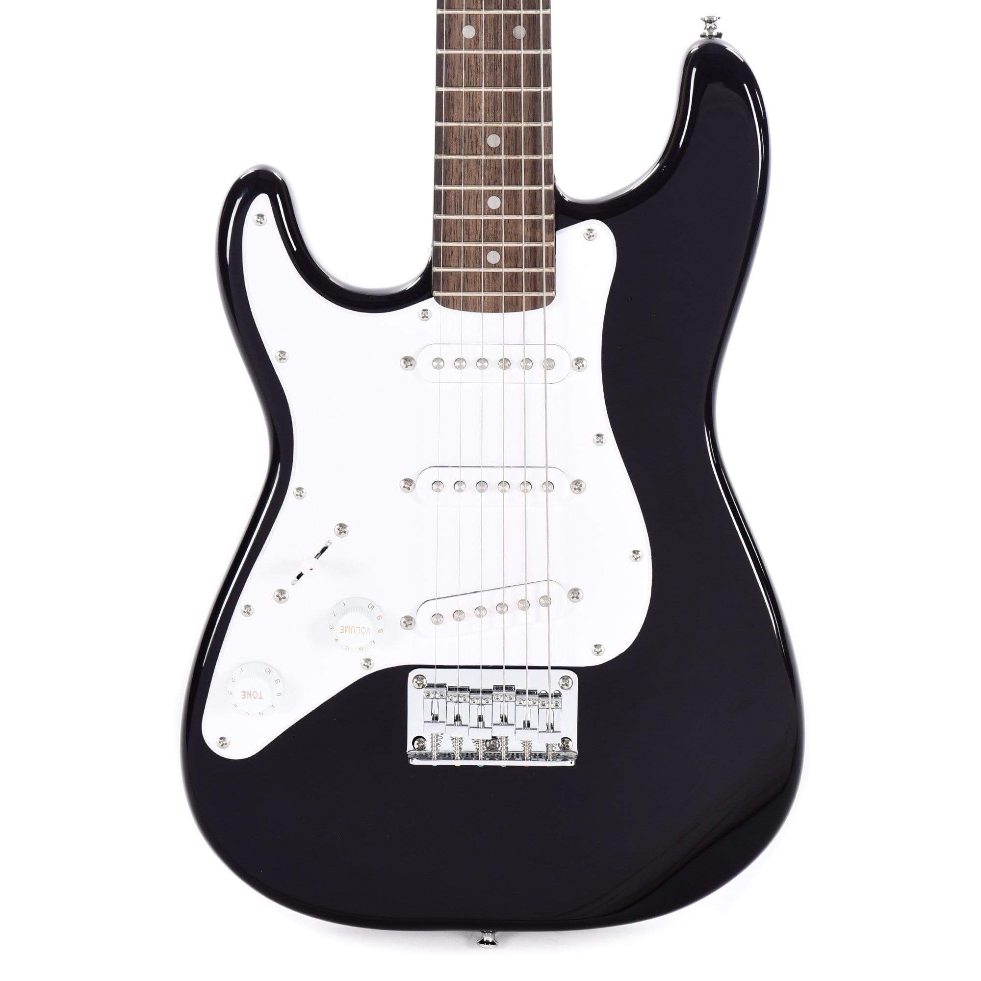 Squier Mini Stratocaster Black LEFTY Electric Guitars / Left-Handed