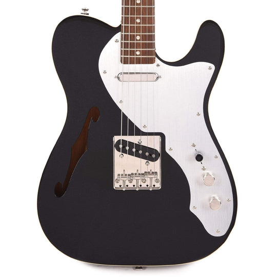 Squier Classic Vibe '60s Telecaster Thinline Black Metallic w/Silver Anodized Pickguard Electric Guitars / Semi-Hollow