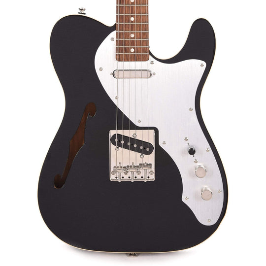 Squier Classic Vibe '60s Telecaster Thinline Black Metallic w/Silver Anodized Pickguard Electric Guitars / Semi-Hollow