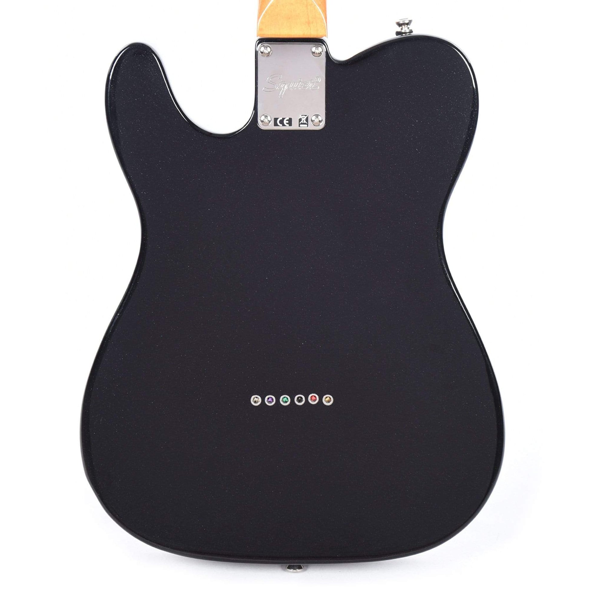 Squier Classic Vibe '60s Telecaster Thinline Black Metallic w/Silver Anodized Pickguard Electric Guitars / Semi-Hollow