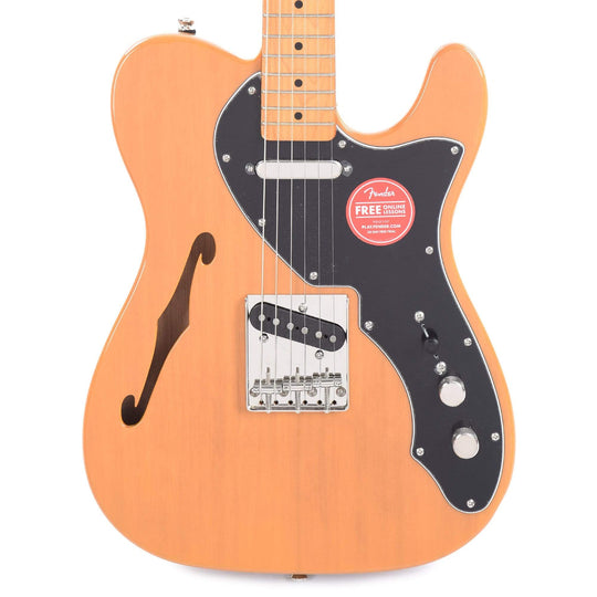 Squier Classic Vibe '60s Telecaster Thinline Butterscotch Blonde w/3-Ply Black Pickguard Electric Guitars / Semi-Hollow