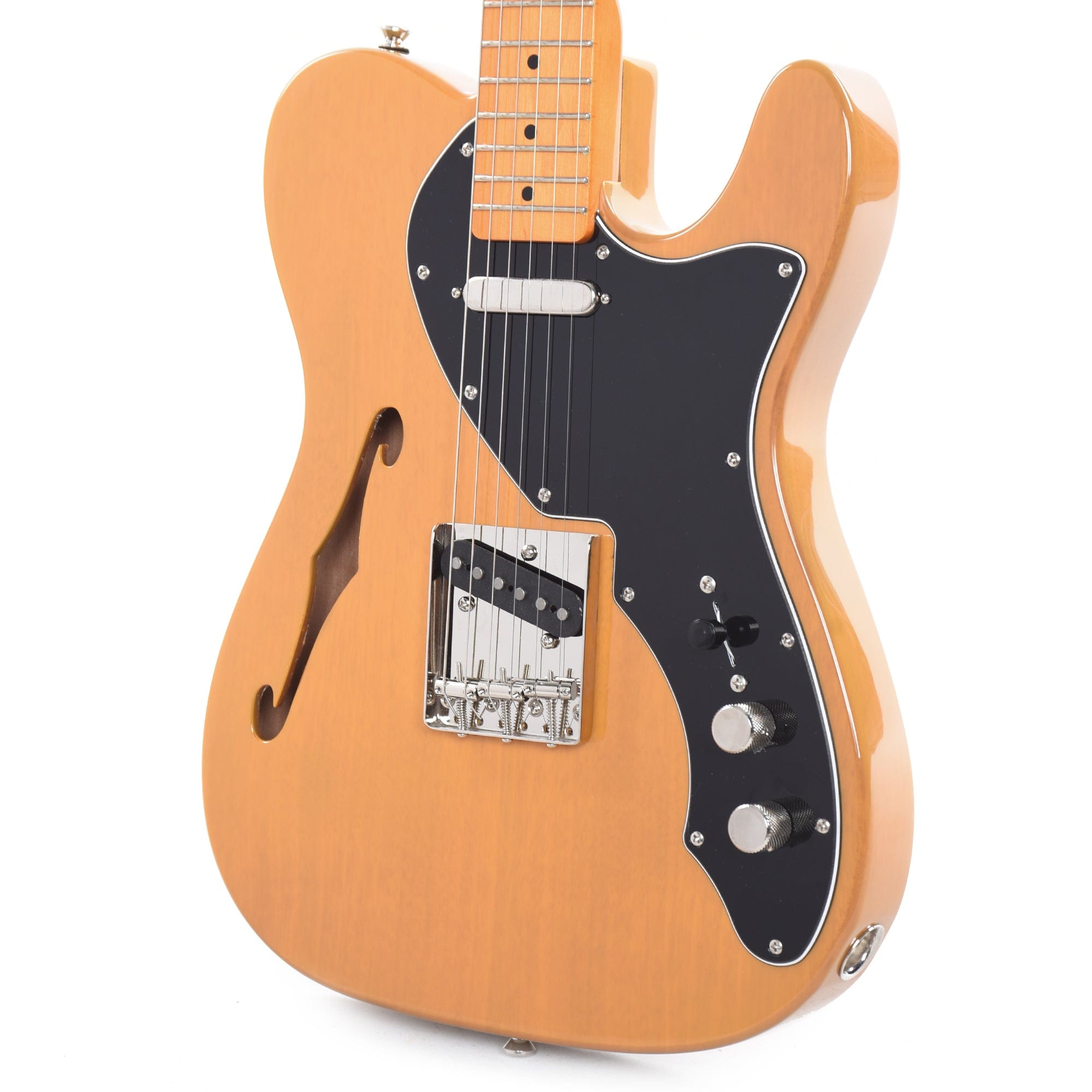 Squier Classic Vibe '60s Telecaster Thinline Butterscotch Blonde w/3-Ply Black Pickguard Electric Guitars / Semi-Hollow