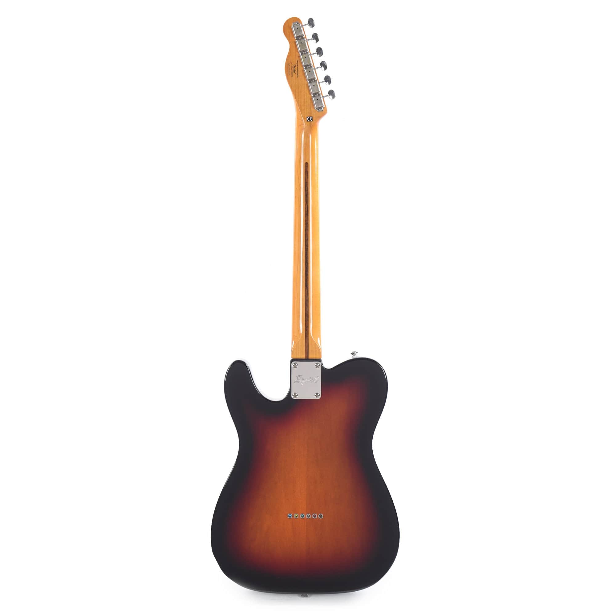 Squier Classic Vibe 70s Telecaster Thinline 3-Color Sunburst Electric Guitars / Semi-Hollow