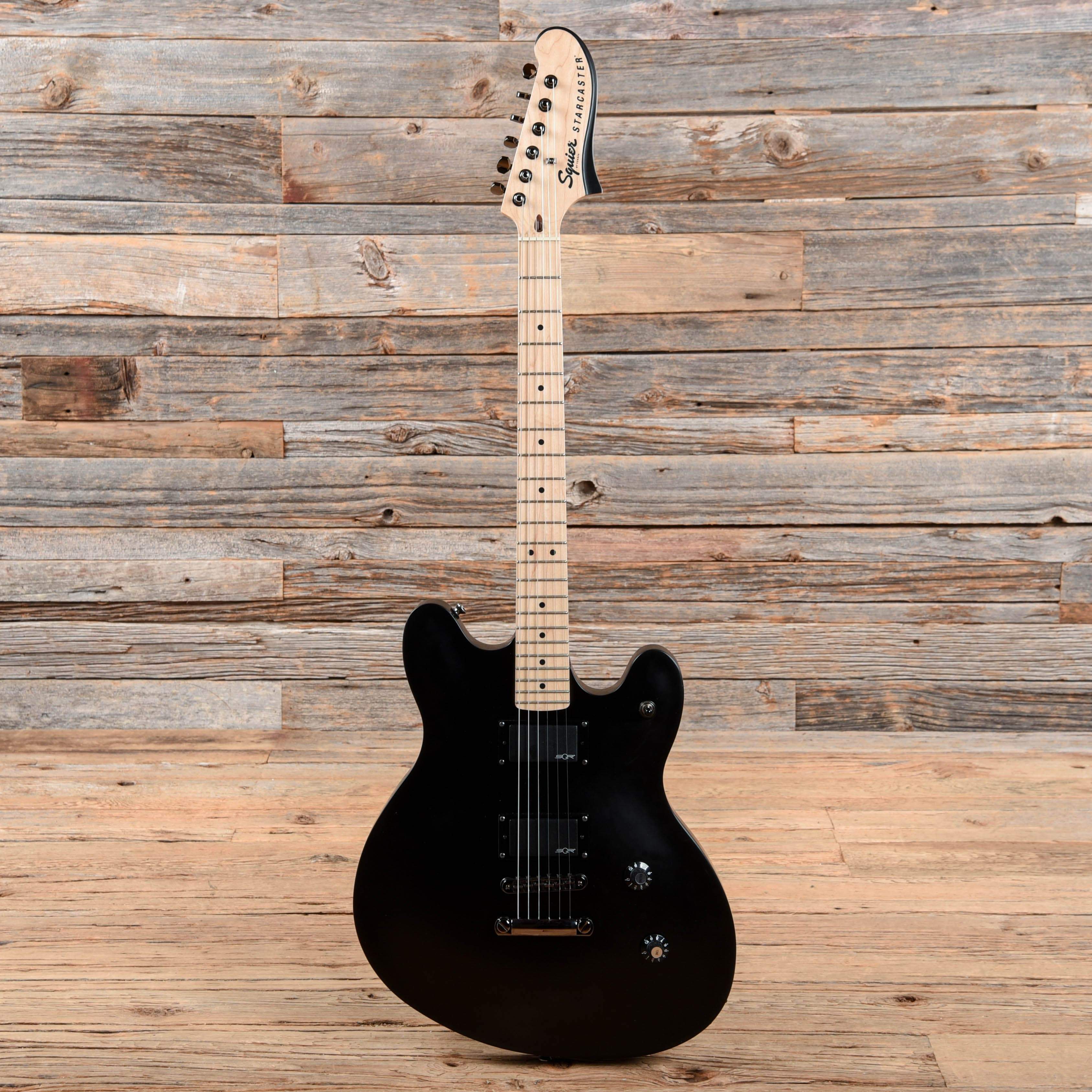 Squier Contemporary Active Starcaster Flat Black 2019 Electric Guitars / Semi-Hollow