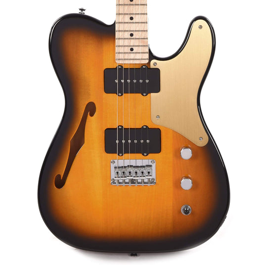 Squier Paranormal Cabronita Telecaster Thinline 2-Color Sunburst Electric Guitars / Semi-Hollow