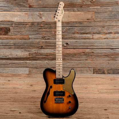Squier Paranormal Cabronita Telecaster Thinline 2-Color Sunburst Electric Guitars / Semi-Hollow