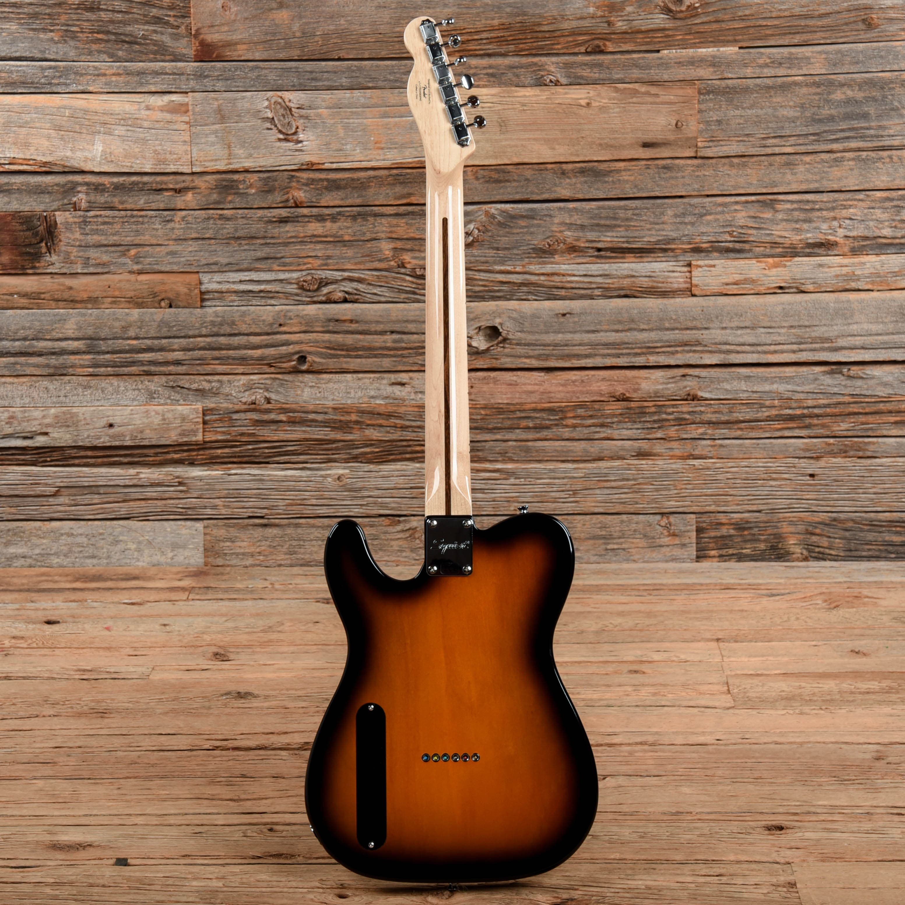 Squier Paranormal Cabronita Telecaster Thinline 2-Color Sunburst Electric Guitars / Semi-Hollow