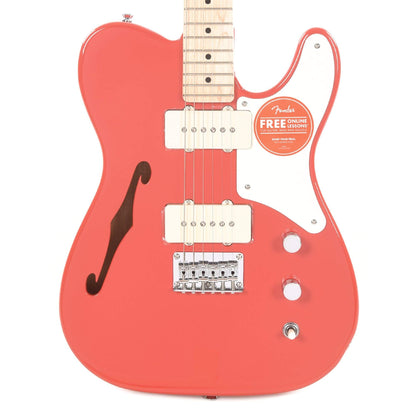 Squier Paranormal Cabronita Telecaster Thinline Fiesta Red Electric Guitars / Semi-Hollow