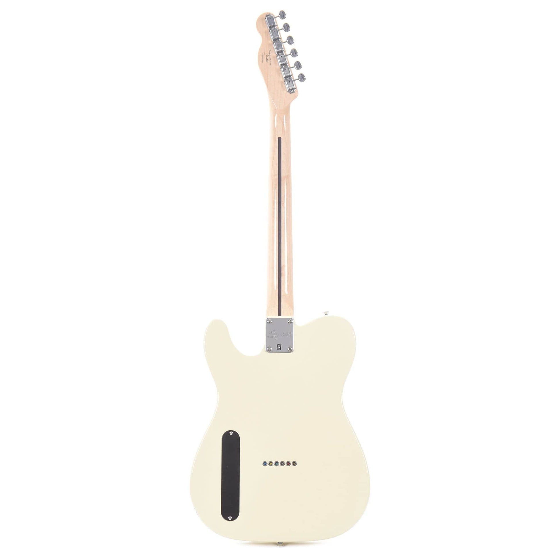 Squier Paranormal Cabronita Telecaster Thinline Olympic White Electric Guitars / Semi-Hollow
