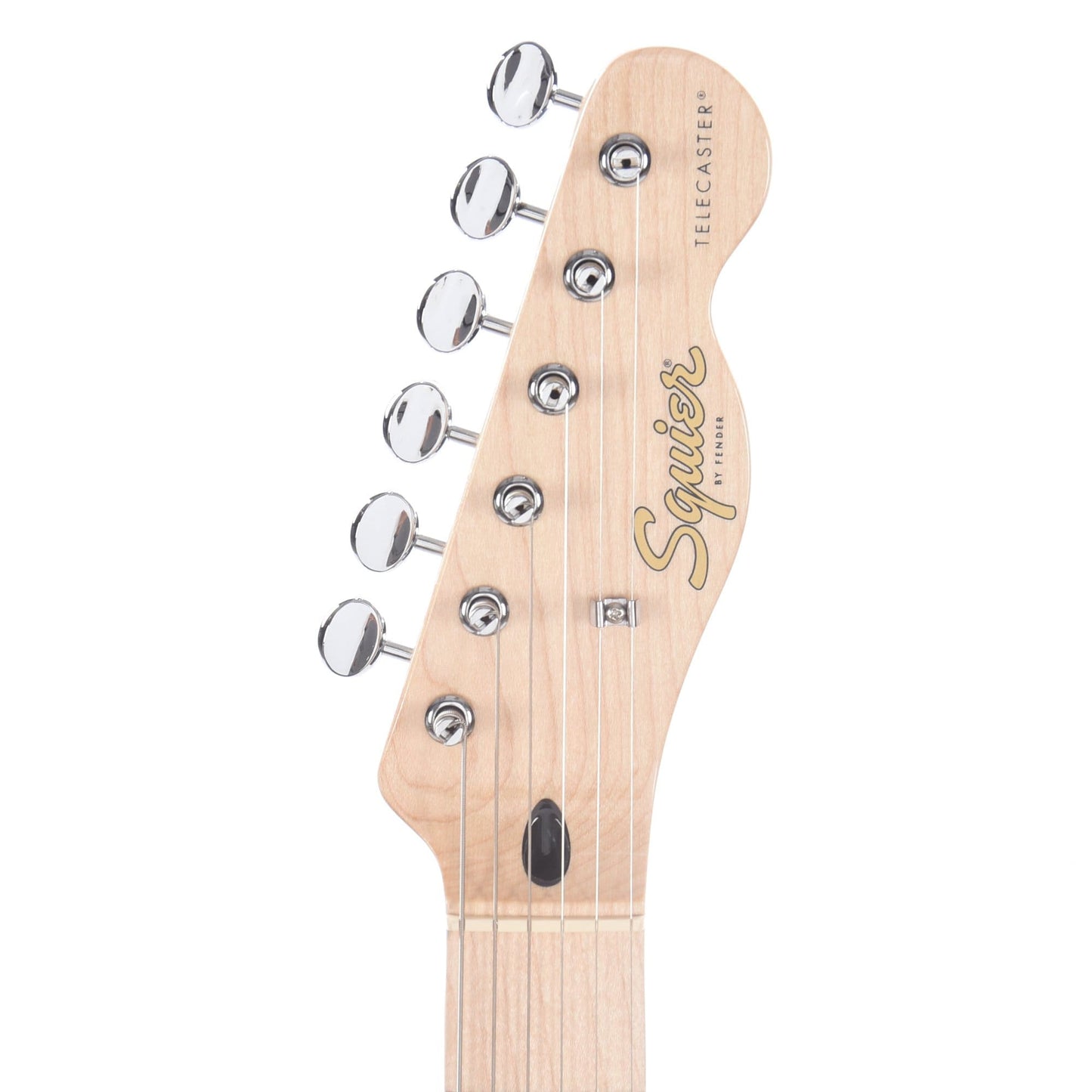 Squier Paranormal Cabronita Telecaster Thinline Olympic White Electric Guitars / Semi-Hollow