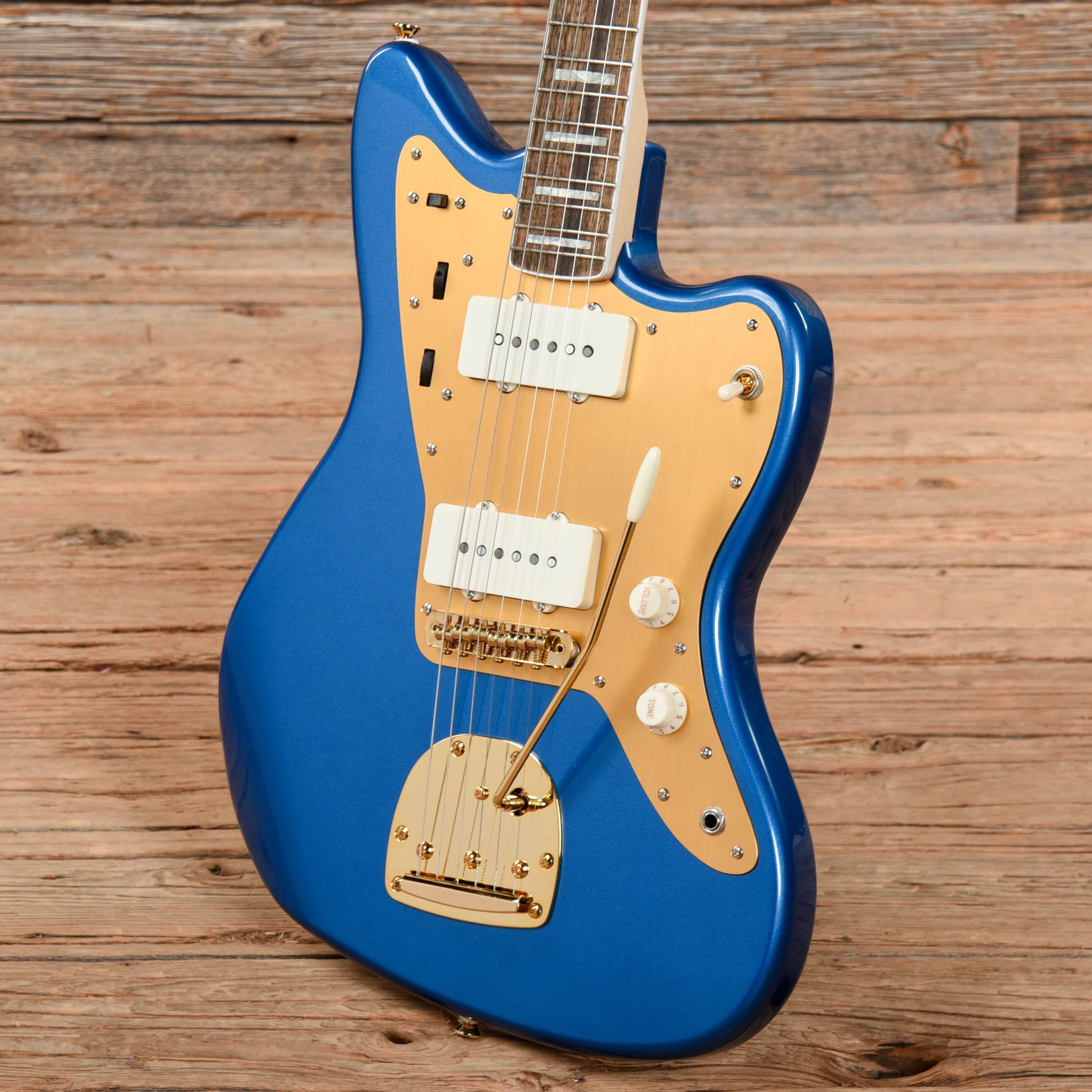 Squier 40th Anniversary Gold Edition Jazzmaster Lake Placid Blue 2022 Electric Guitars / Solid Body