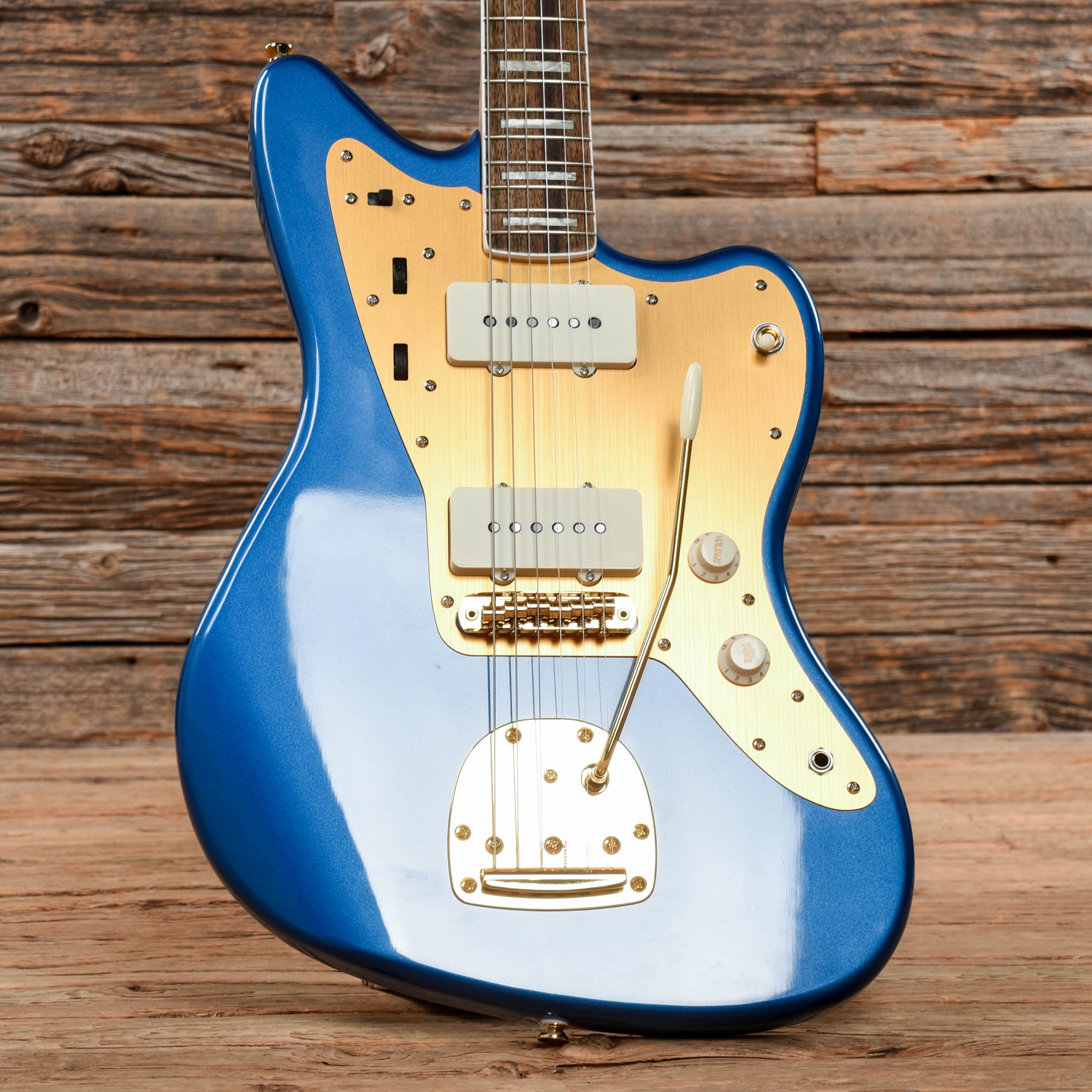 Squier 40th Anniversary Gold Edition Jazzmaster Lake Placid Blue 2022 Electric Guitars / Solid Body