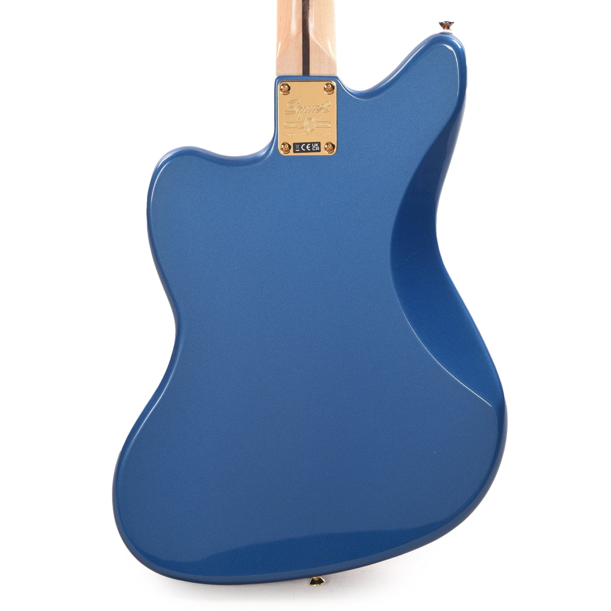 Squier 40th Anniversary Gold Edition Jazzmaster Lake Placid Blue w/Gold Anodized Pickguard Electric Guitars / Solid Body