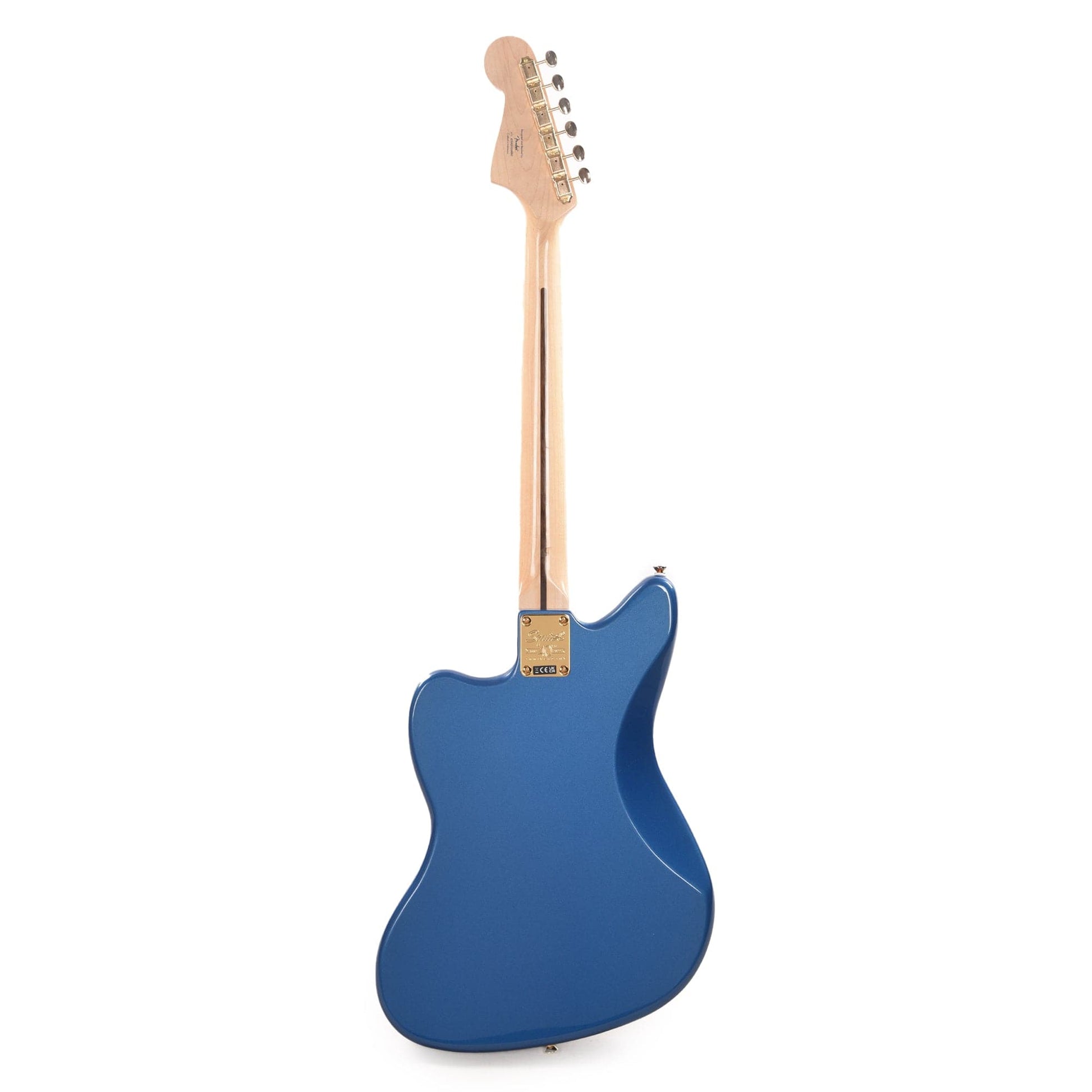 Squier 40th Anniversary Gold Edition Jazzmaster Lake Placid Blue w/Gold Anodized Pickguard Electric Guitars / Solid Body
