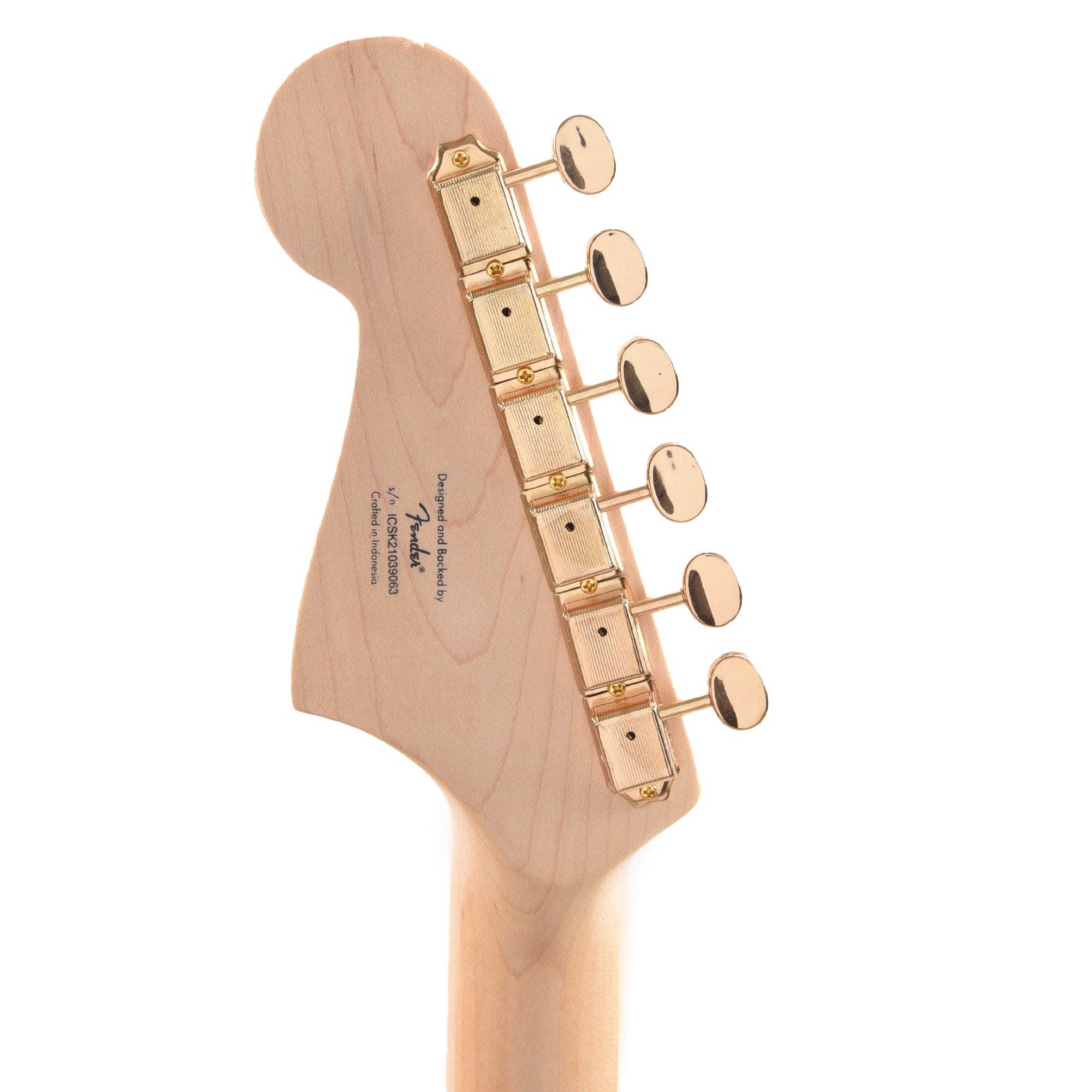 Squier 40th Anniversary Gold Edition Jazzmaster Lake Placid Blue w/Gold Anodized Pickguard Electric Guitars / Solid Body