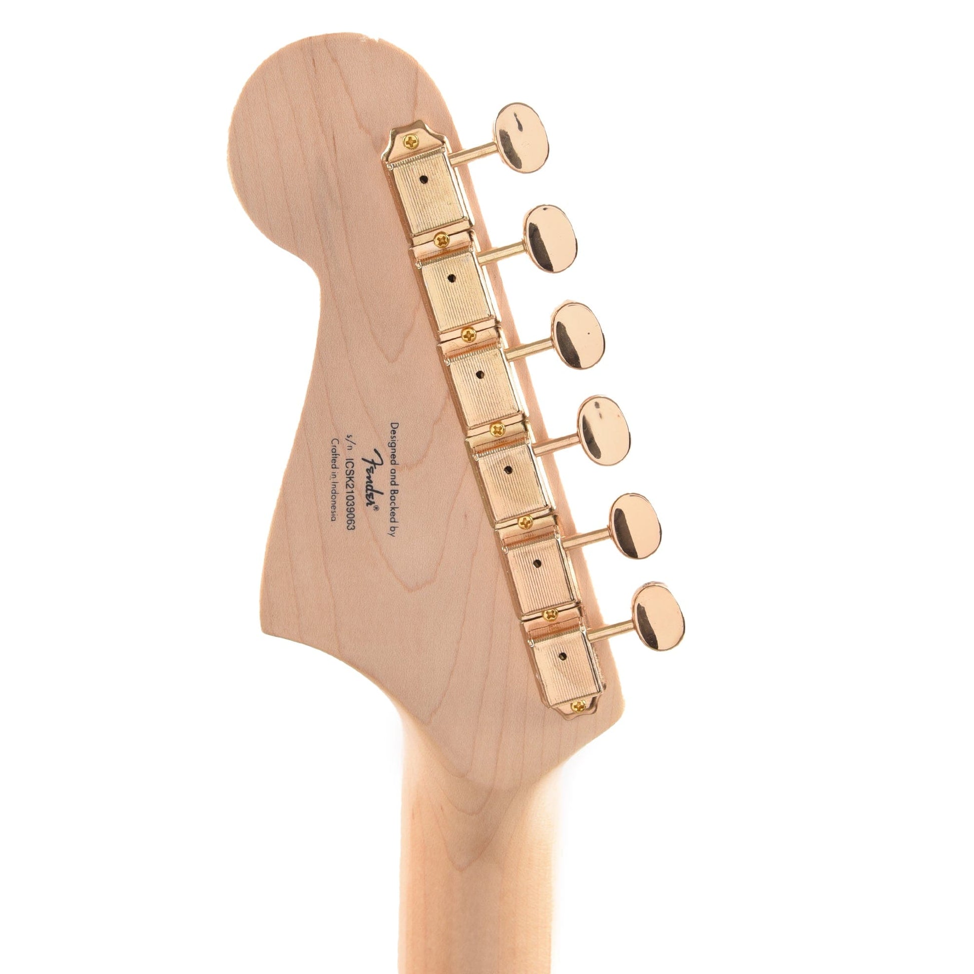 Squier 40th Anniversary Gold Edition Jazzmaster Lake Placid Blue w/Gold Anodized Pickguard Electric Guitars / Solid Body