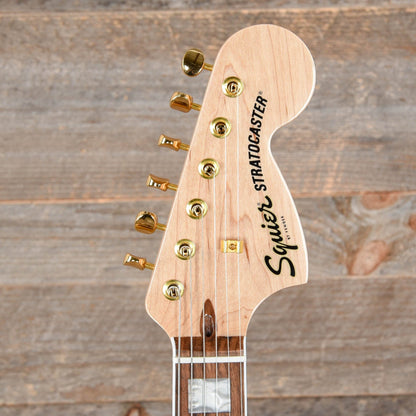 Squier 40th Anniversary Gold Edition Stratocaster Lake Placid Blue w/Gold Anodized Pickguard Electric Guitars / Solid Body