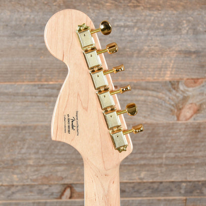 Squier 40th Anniversary Gold Edition Stratocaster Lake Placid Blue w/Gold Anodized Pickguard Electric Guitars / Solid Body