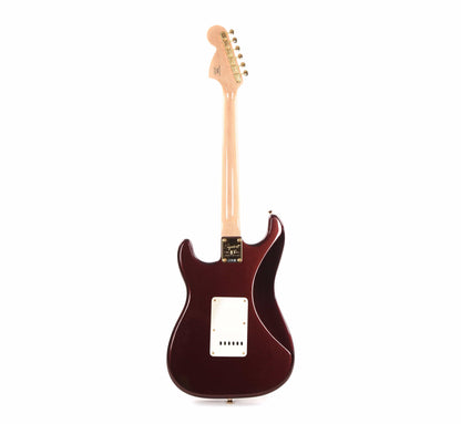 Squier 40th Anniversary Gold Edition Stratocaster Ruby Red Metallic w/Gold Anodized Pickguard Electric Guitars / Solid Body