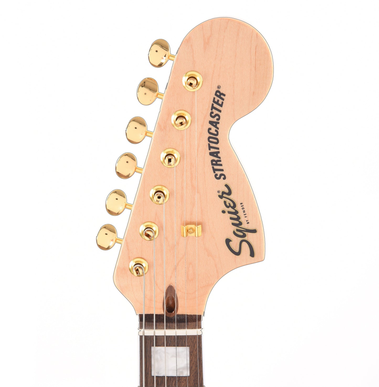 Squier 40th Anniversary Gold Edition Stratocaster Ruby Red Metallic w/Gold Anodized Pickguard Electric Guitars / Solid Body