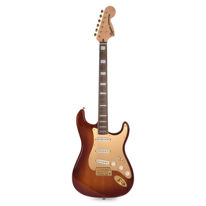 Squier 40th Anniversary Gold Edition Stratocaster Sienna Sunburst w/Gold Anodized Pickguard Electric Guitars / Solid Body