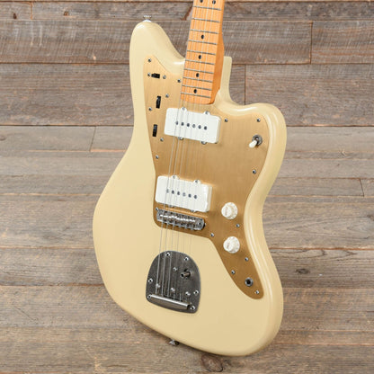 Squier 40th Anniversary Vintage Edition Jazzmaster Satin Desert Sand w/Gold Anodized Pickguard Electric Guitars / Solid Body