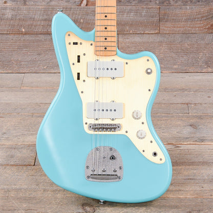 Squier 40th Anniversary Vintage Edition Jazzmaster Satin Sea Foam Green w/Gold Anodized Pickguard Electric Guitars / Solid Body