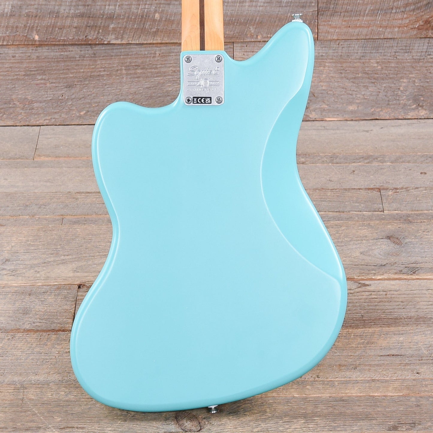 Squier 40th Anniversary Vintage Edition Jazzmaster Satin Sea Foam Green w/Gold Anodized Pickguard Electric Guitars / Solid Body