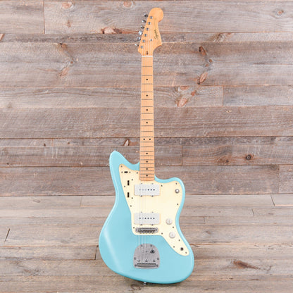 Squier 40th Anniversary Vintage Edition Jazzmaster Satin Sea Foam Green w/Gold Anodized Pickguard Electric Guitars / Solid Body