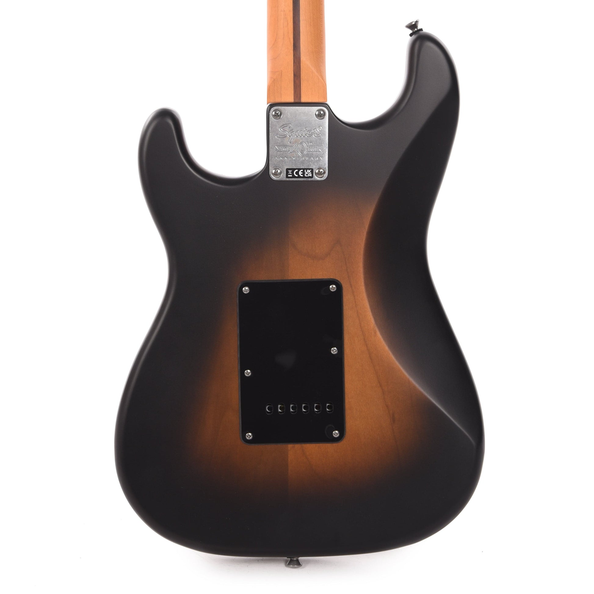 Squier 40th Anniversary Vintage Edition Stratocaster Satin Wide 2-Color Sunburst w/Black Anodized Pickguard Electric Guitars / Solid Body