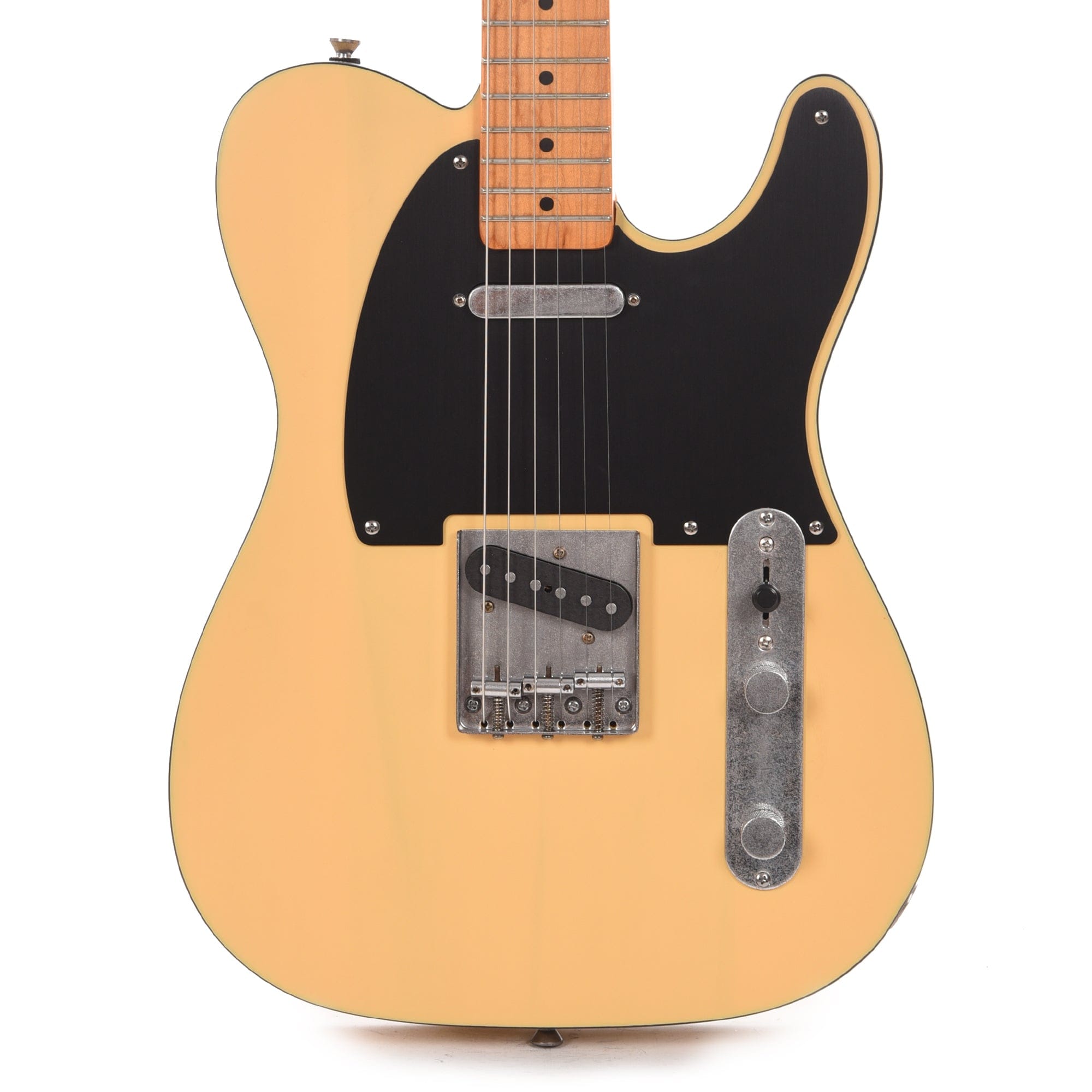 Squier 40th Anniversary Vintage Edition Telecaster Satin Vintage Blonde w/Black Anodized Pickguard Electric Guitars / Solid Body