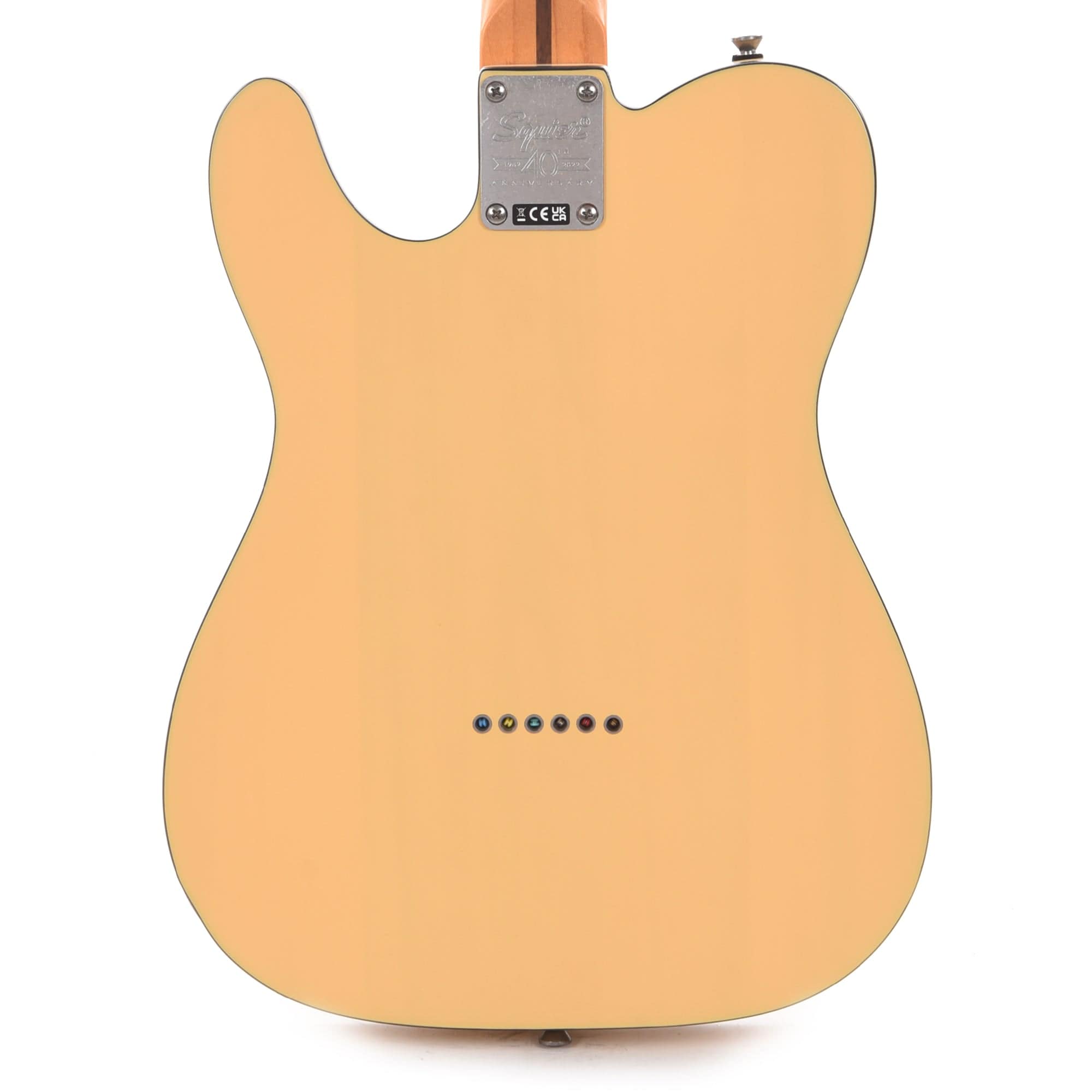 Squier 40th Anniversary Vintage Edition Telecaster Satin Vintage Blonde w/Black Anodized Pickguard Electric Guitars / Solid Body