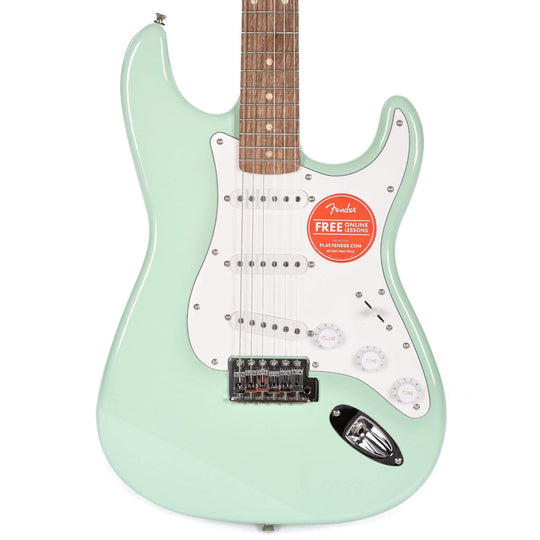 Squier Affinity Stratocaster Surf Green Electric Guitars / Solid Body